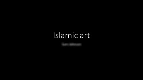 <p>Exploring Islamic art</p>